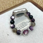 Handmade Lepidolite, Obsidian & Labradorite iWatch Band
