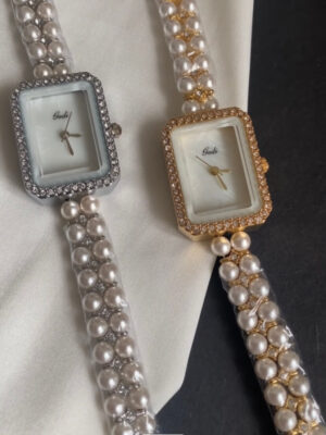 Dainty Style Rectangle Face Gold/Silver Women’s Watch