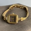 660-4.webp MoHer Watch Brown Square Small Face Slim Chain Bracelet Watch for Women