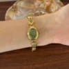 MoHer Watch Mint Green Handmade Jade Gemstone Bracelet Watch