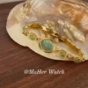 MoHer Watch Mint Green Handmade Jade Gemstone Bracelet Watch