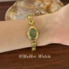 MoHer Watch Mint Green Handmade Jade Gemstone Bracelet Watch
