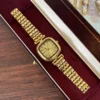 MoHer Watch Gold Square Face Classic Stainless Steel Watch for Women