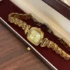 MoHer Watch Gold Square Face Classic Stainless Steel Watch for Women