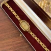 MH646-1 Moher Watch Beige Mother of Pearl Dial Gold Oval Bracelet Watch for Women