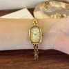MH646-2 Moher Watch Beige Mother of Pearl Dial Gold Oval Bracelet Watch for Women