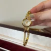 MoHer Watch Gold Small Face Slim Chain Bracelet Watch for Women