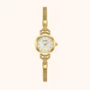 MoHer Watch Gold Small Face Slim Chain Bracelet Watch for Women