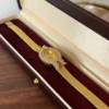 MoHer Elegant Gold Watch Marquise Rhinestone Bracelet Watch for Women