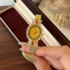 MoHer Elegant Gold Watch Marquise Rhinestone Bracelet Watch for Women
