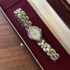 MH 723-2 MoHerWatch Dainty Small Oval Dial Two-Tone Bracelet Watch for Women