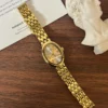 MH 724-5 MoHerWatch Classic Gold Oval Roman Numeral Bracelet Watch for Women