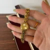 MH 725-1 MoHerWatch Classic Gold Watch Small Oval Dial Watch for Women