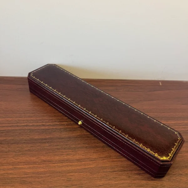 Vintage Burgundy/Green Jewelry Gift Box