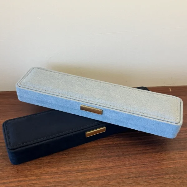 Classic Blue/Green/Navy Rectangular Velvet Packaging Case Watch Gift Box