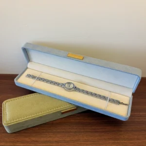 Classic Blue/Green/Navy Rectangular Velvet Packaging Case Watch Gift Box