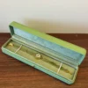 Vintage Green/Dark Green Long Watch Gift Box Elegant Bracelet & Timepiece Case
