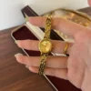 Classic Gold Watch Small Oval Dial Watch for Women