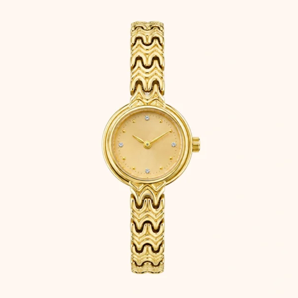 mh-b24 MoHerWatch Classic Gold Watch Small Oval Dial Watch for Women