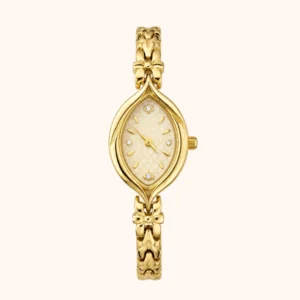mh-b25 MoHerWatch Elegant Gold Marquise Dial Bracelet Watch for Women