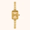 MoHerWatch Elegant Gold Rectangular Gold Dial Bracelet Watch for Women