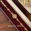 MoHerWatch Elegant Gold Marquise Dial Bracelet Watch for Women