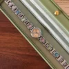 Classic Multicolor Accent Round Dial Silver Bracelet Watch for Women