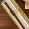 Classic Brown Square Dial Brown Strap Watch for Women