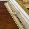 Classic Cream Round Dial Silver Geometric Bracelet Watch for Women
