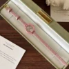 Elegant Pink Round Dial Pink Strap Watch for Women