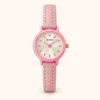 Elegant Pink Round Dial Pink Strap Watch for Women
