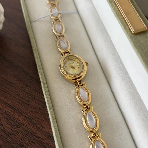 Customizable Gemstone Bracelet Watch for Women | Mix and Match Dial Colors and Bracelets
