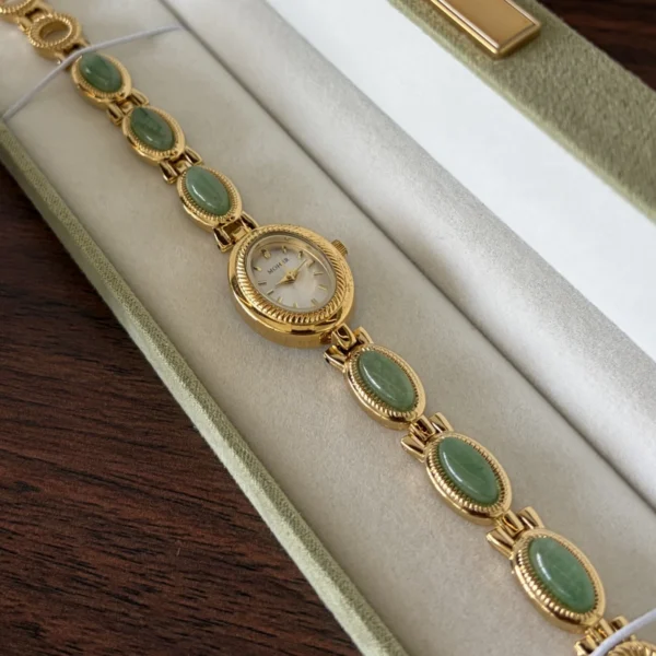 Customizable Gemstone Bracelet Watch for Women | Mix and Match Dial Colors and Bracelets