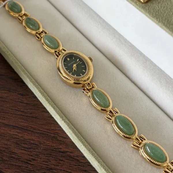 Customizable Gemstone Bracelet Watch for Women | Mix and Match Dial Colors and Bracelets