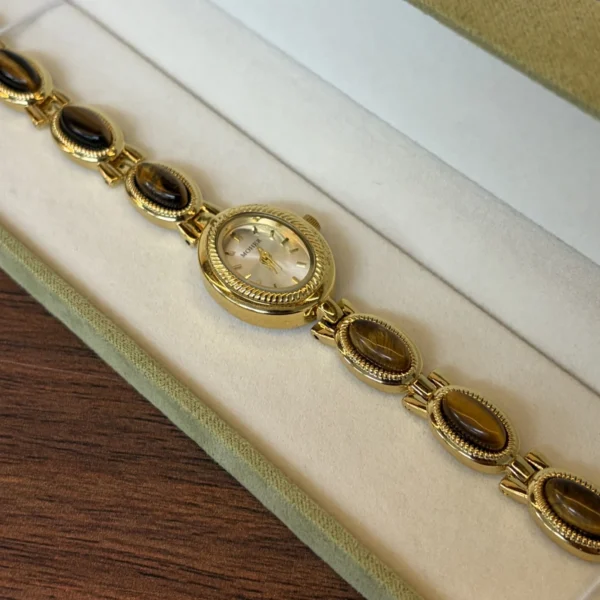 Customizable Gemstone Bracelet Watch for Women | Mix and Match Dial Colors and Bracelets