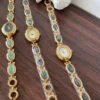 Customizable Gemstone Bracelet Watch for Women | Mix and Match Dial Colors and Bracelets