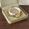 Customizable Gemstone Bracelet Watch for Women | Mix and Match Dial Colors and Bracelets