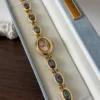 Customizable Gemstone Bracelet Watch for Women | Mix and Match Dial Colors and Bracelets
