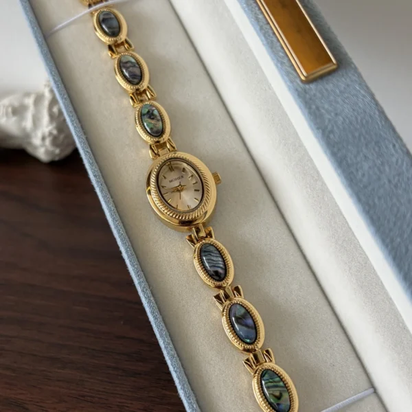 Customizable Gemstone Bracelet Watch for Women | Mix and Match Dial Colors and Bracelets