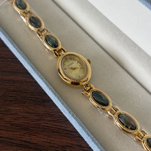 Customizable Gemstone Bracelet Watch for Women | Mix and Match Dial Colors and Bracelets